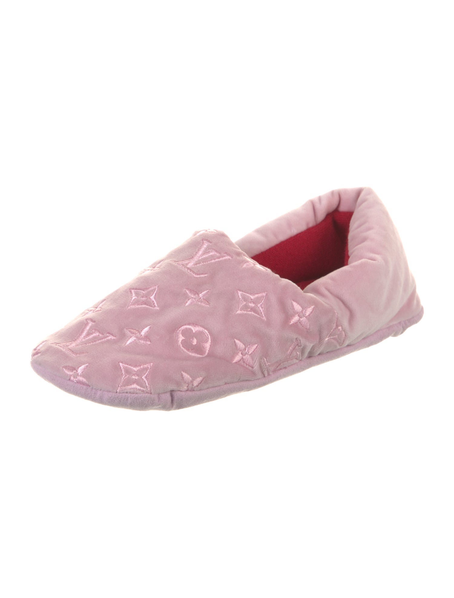 Louis Vuitton LV Monogram Velvet Loafers