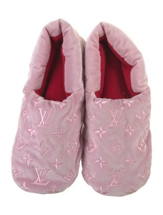 Louis Vuitton LV Monogram Velvet Loafers