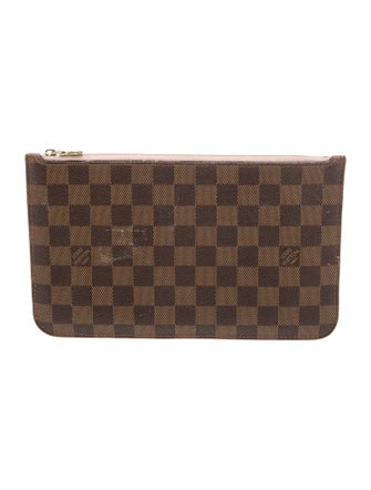 Louis Vuitton Damier Ebene Neverfull Pouch
