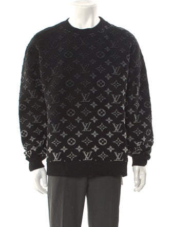 Louis Vuitton 2023 Gradient Monogram Fil Coupé Sweatshirt