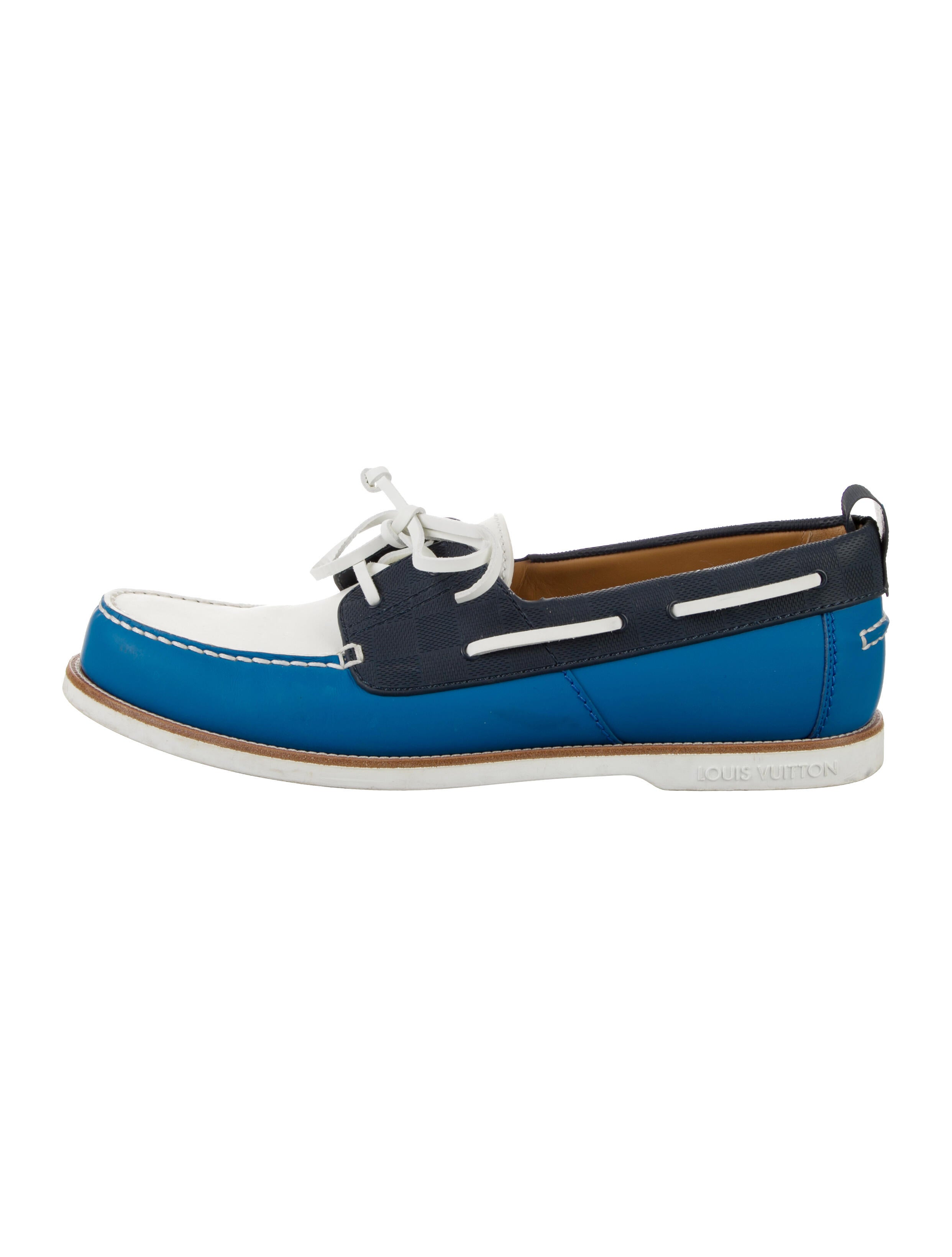 Louis Vuitton Leather Boat Shoes
