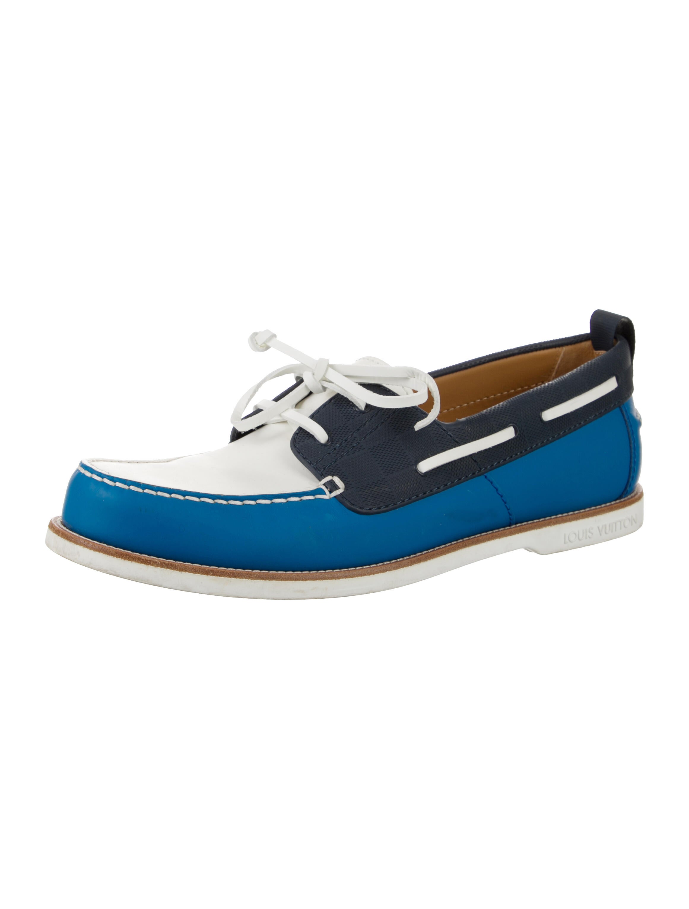 Louis Vuitton Leather Boat Shoes