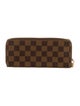 Louis Vuitton Damier Ebene Pattern Coated Canvas Continental Wallet