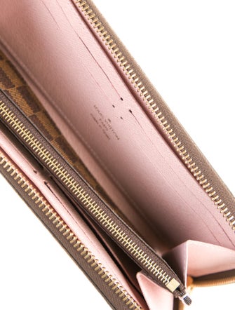 Louis Vuitton Damier Ebene Pattern Coated Canvas Continental Wallet