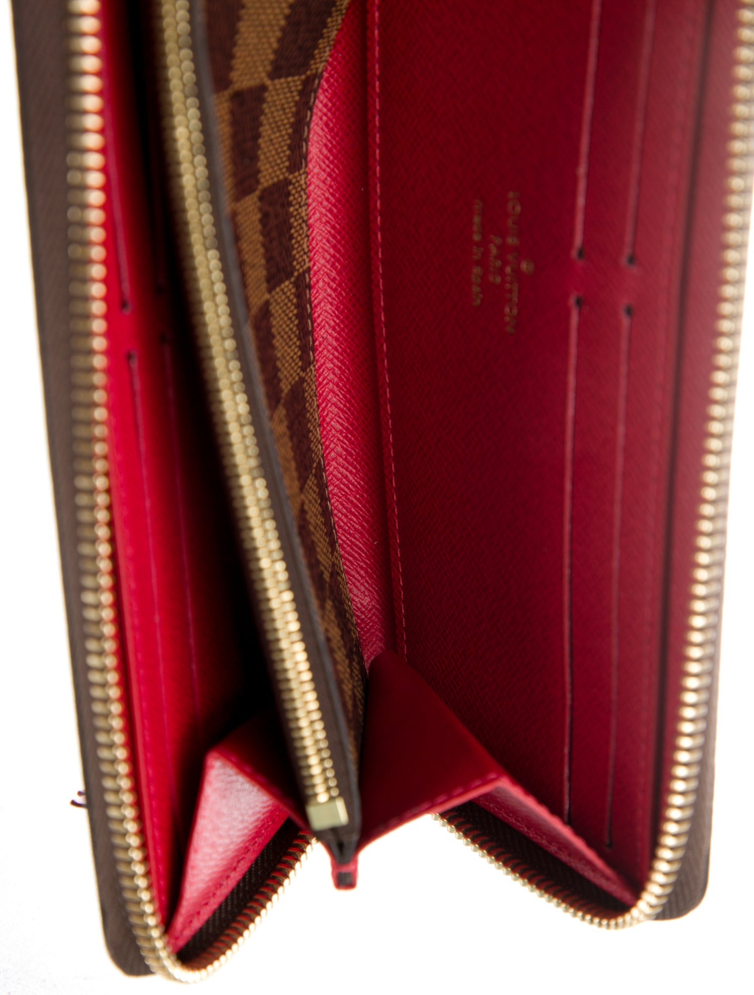 Louis Vuitton 2018 Damier Ebene Pattern Zippy Wallet w/ Tags