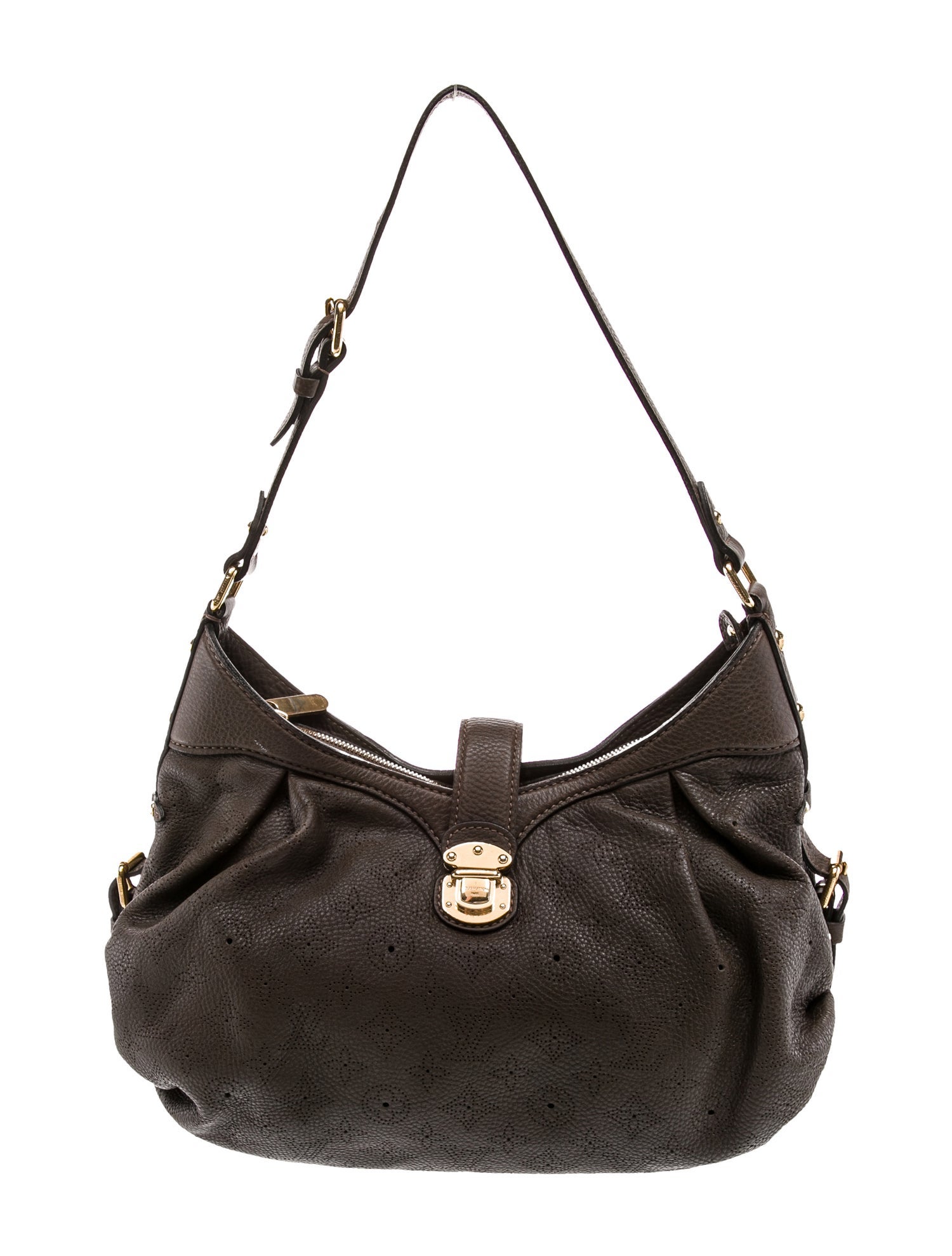 Louis Vuitton LV Monogram Mahina Hobo XS