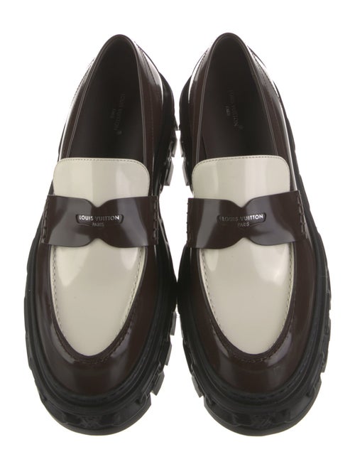 Louis Vuitton Leather Colorblock Pattern Pumps