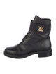 Louis Vuitton Leather Combat Boots