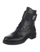 Louis Vuitton Leather Combat Boots
