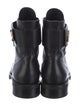Louis Vuitton Leather Combat Boots