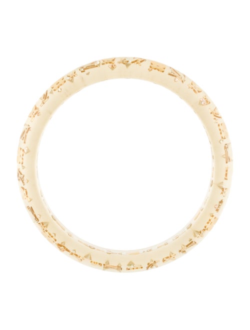 Louis Vuitton Resin & Crystal Inclusion Bangle Bracelet