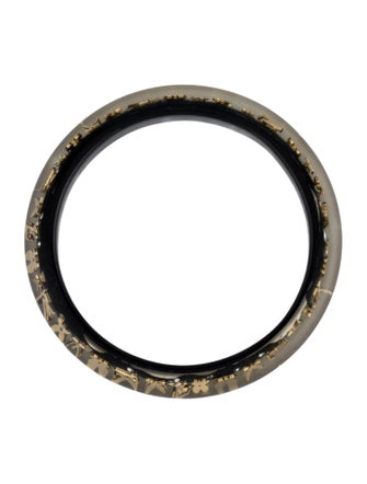 Louis Vuitton Resin & Crystal Inclusion Bangle Bracelet