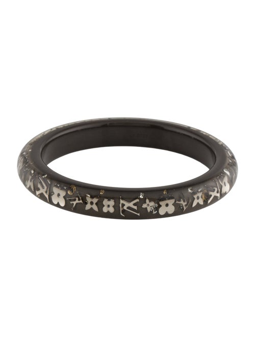 Louis Vuitton Resin & Crystal Inclusion Bangle Bracelet