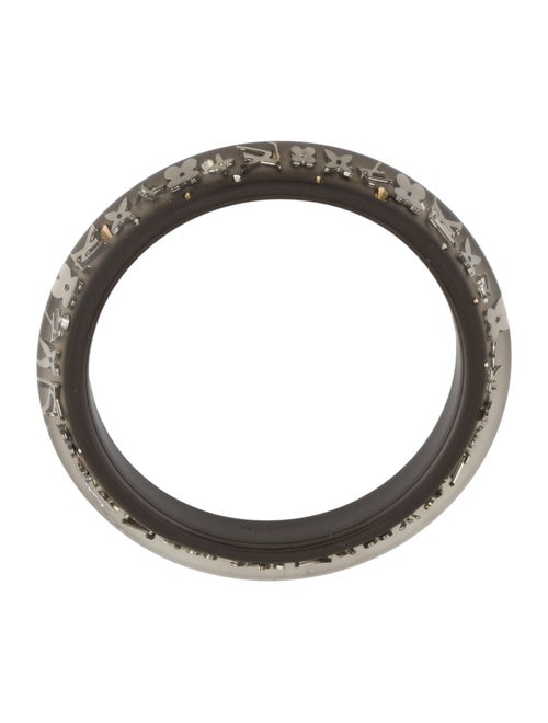 Louis Vuitton Resin & Crystal Inclusion Bangle Bracelet