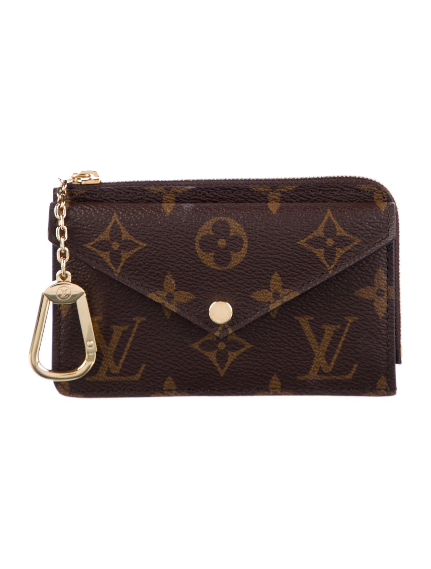 Louis Vuitton LV Monogram Coated Canvas Card Holder Recto Verso
