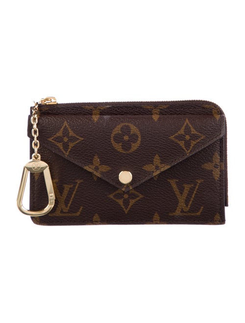 Louis Vuitton LV Monogram Coated Canvas Card Holder Recto Verso