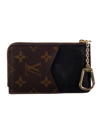Louis Vuitton LV Monogram Coated Canvas Card Holder Recto Verso