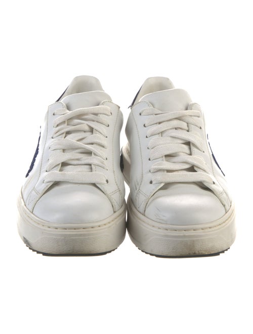 Louis Vuitton Leather Graphic Print Sneakers