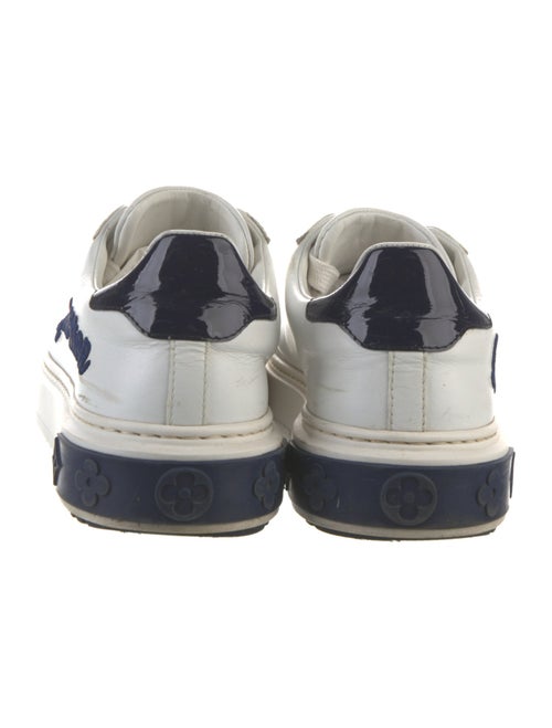 Louis Vuitton Leather Graphic Print Sneakers