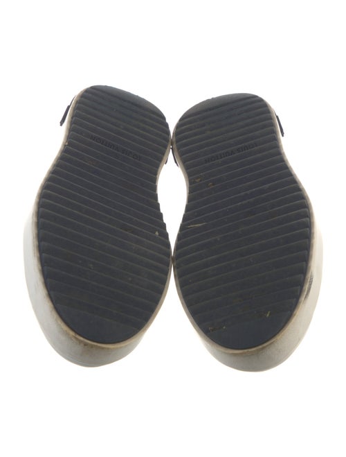 Louis Vuitton Leather Graphic Print Sneakers