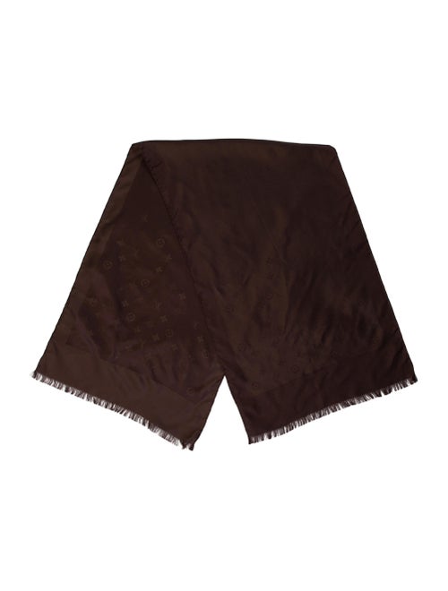 Louis Vuitton Silk LV Monogram Scarf