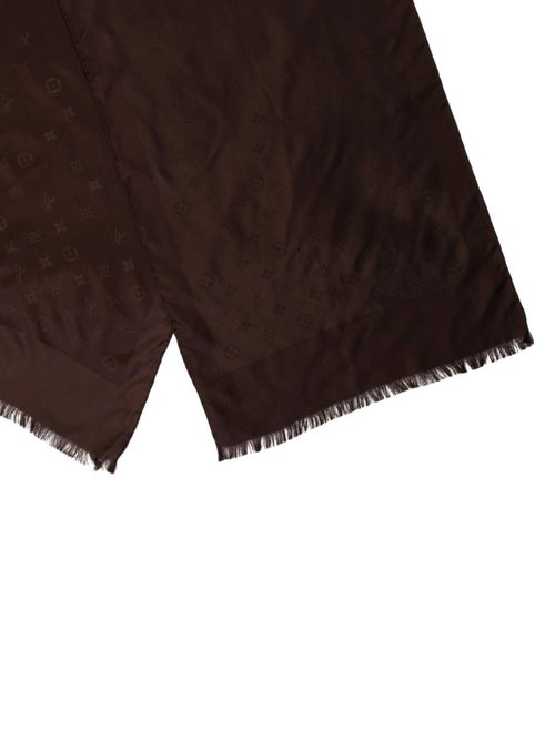 Louis Vuitton Silk LV Monogram Scarf