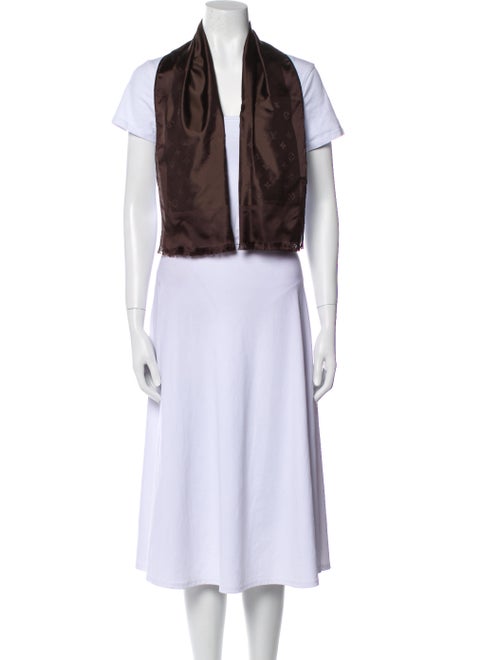 Louis Vuitton Silk LV Monogram Scarf