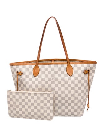 Louis Vuitton Damier Azur Neverfull w/Pouch MM