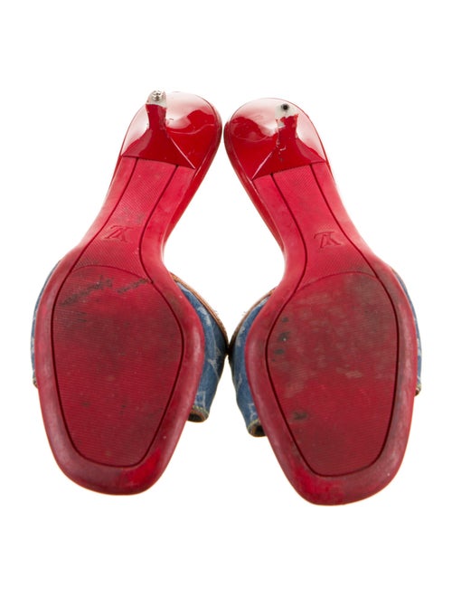 Louis Vuitton LV Monogram Denim Slides