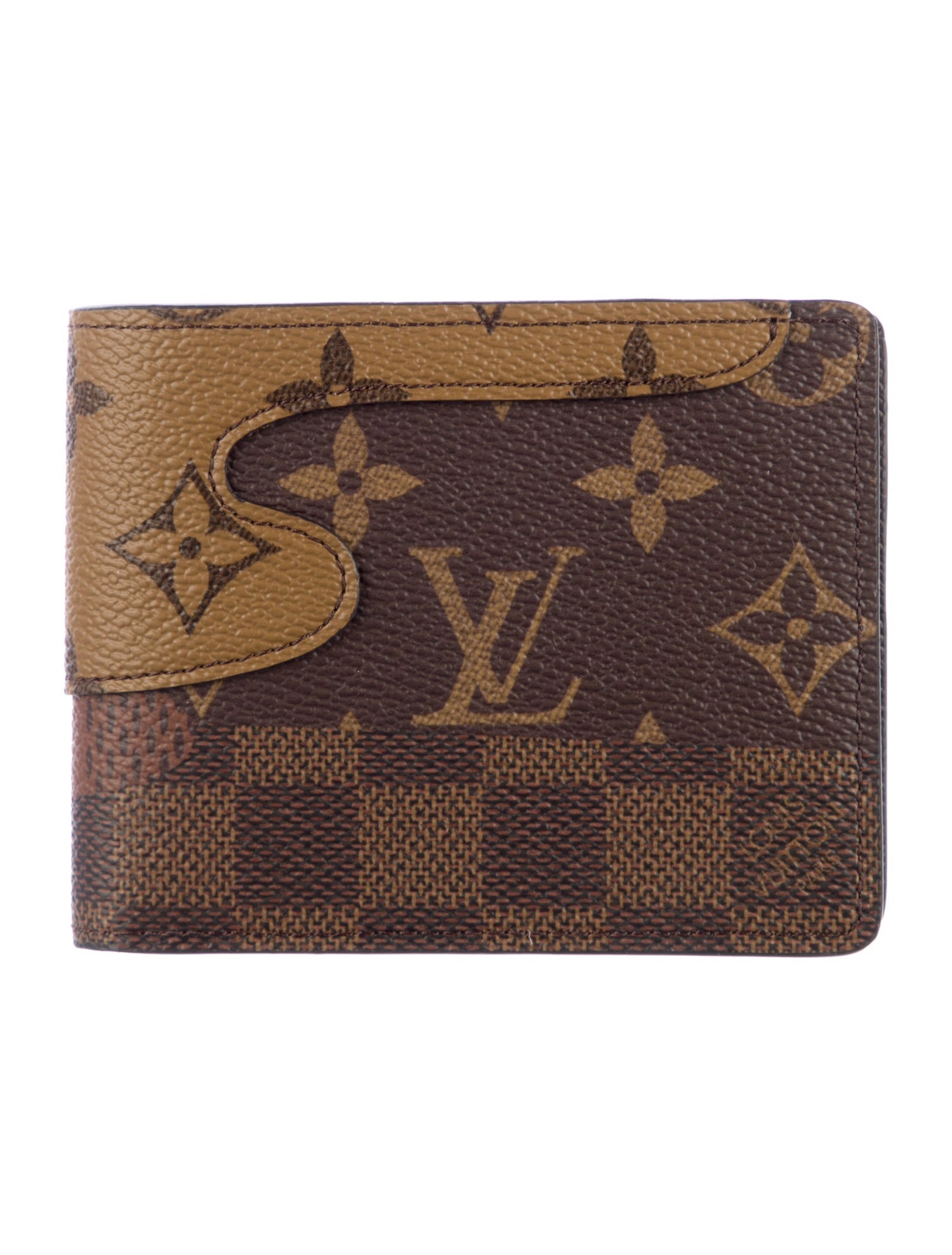 Louis Vuitton Monogram Reverse Coated Canvas Card Case w/ Tags