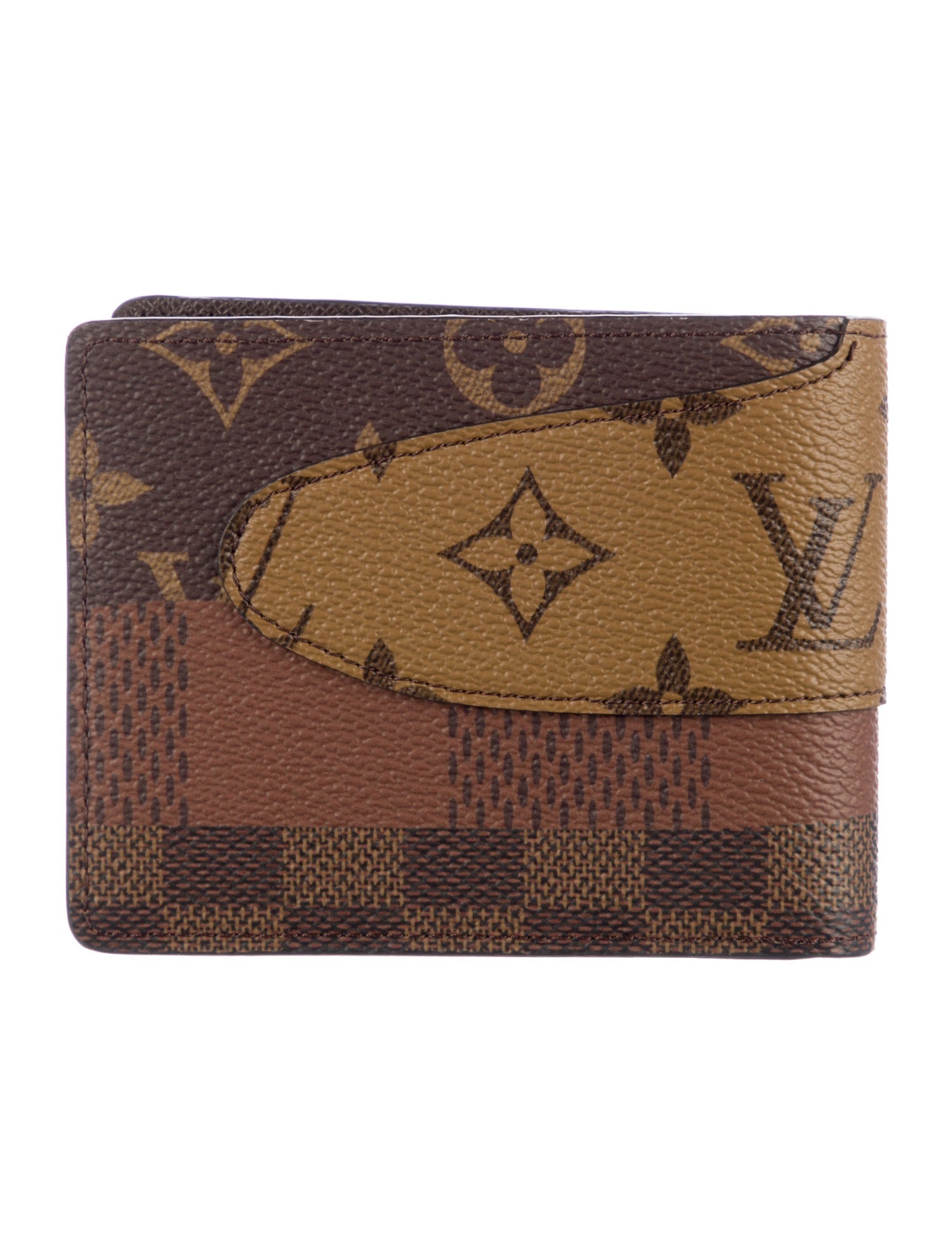 Louis Vuitton Monogram Reverse Coated Canvas Card Case w/ Tags