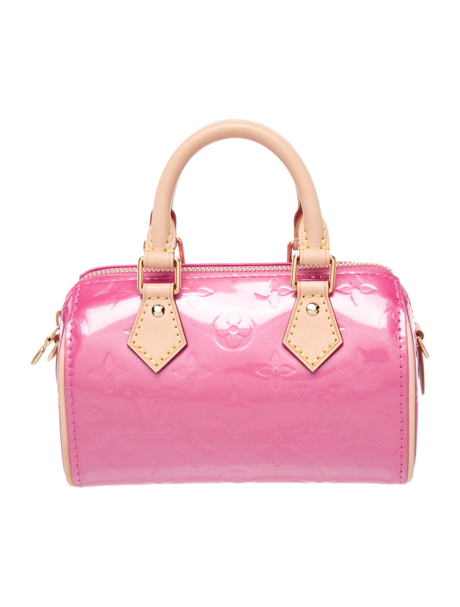 Louis Vuitton Monogram Vernis Speedy Bandouliere Nano w/ Tags