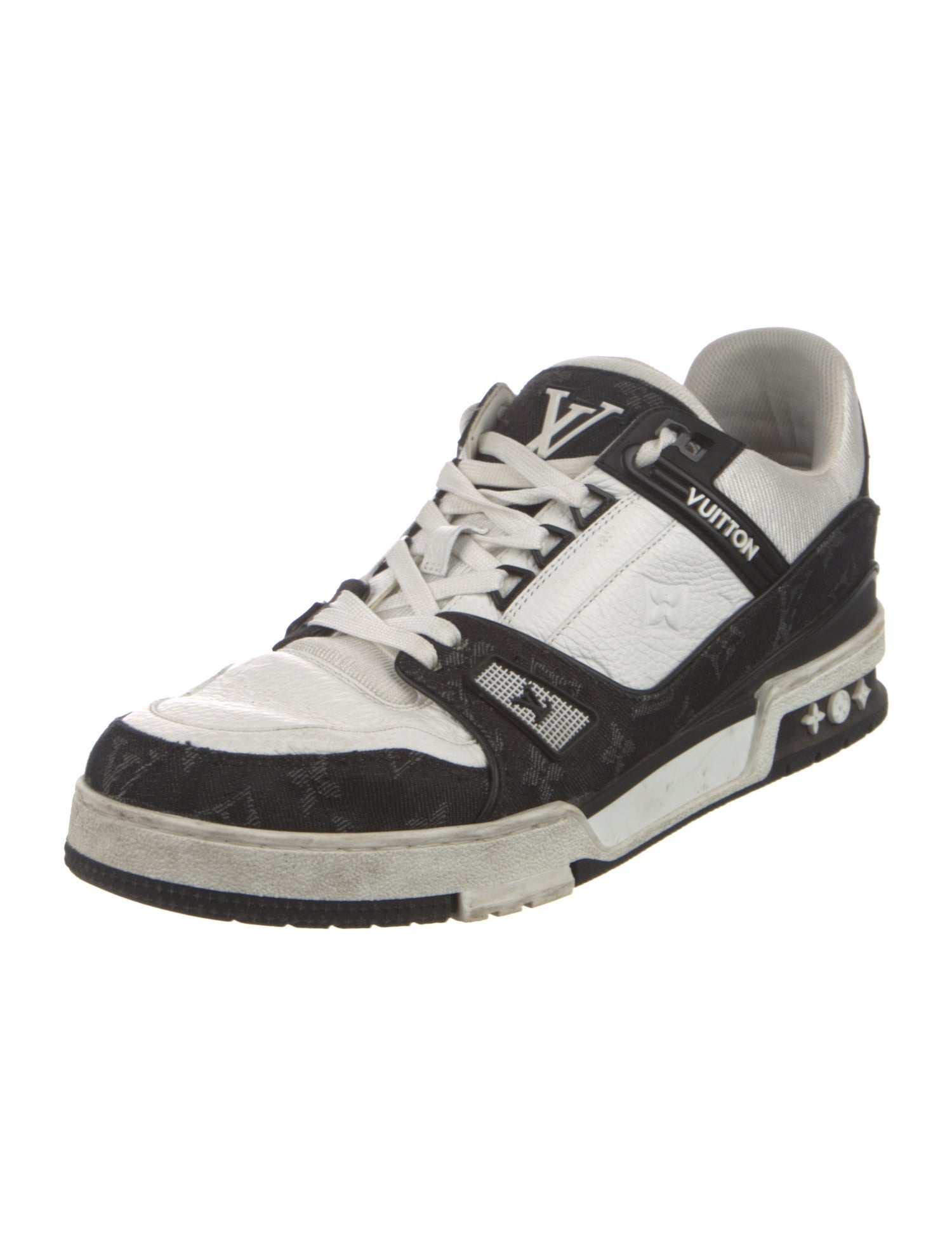 Louis Vuitton Monogram Pattern Leather Sneakers