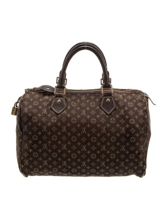 Louis Vuitton Monogram Mini Lin Speedy 30