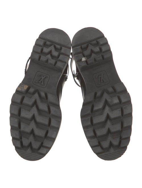 Louis Vuitton LV Monogram Leather Combat Boots