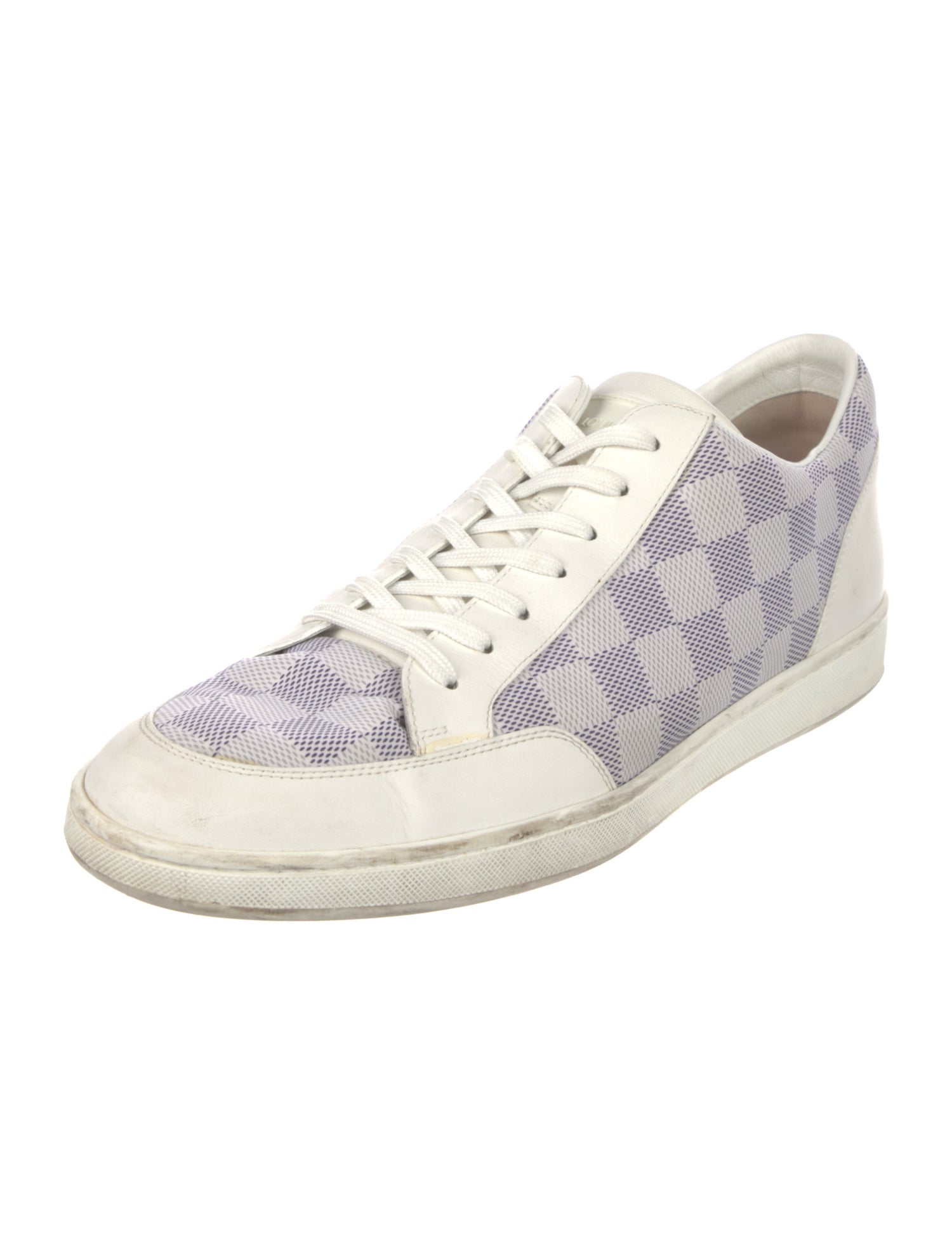 Louis Vuitton 2016 Damier Azur Pattern Sneakers