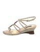 Louis Vuitton Leather T-Strap Sandals