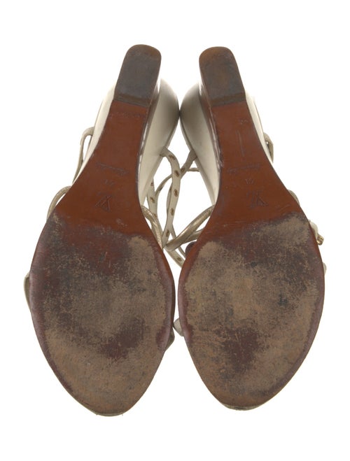 Louis Vuitton Leather T-Strap Sandals