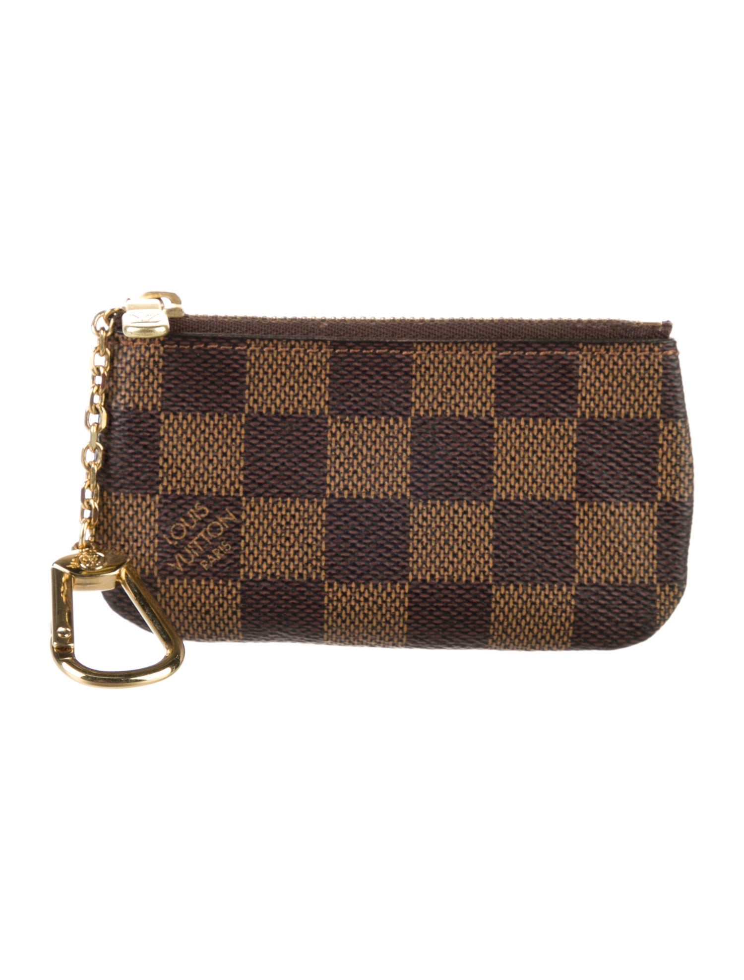 Louis Vuitton Damier Ebene Pattern Coated Canvas Wallet