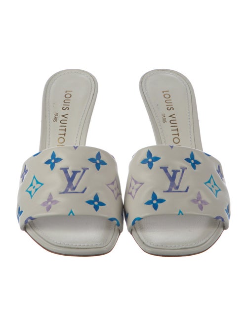 Louis Vuitton LV Monogram Leather Slides