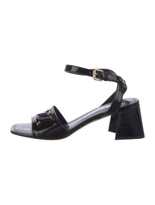 Louis Vuitton LV Monogram Patent Leather Sandals