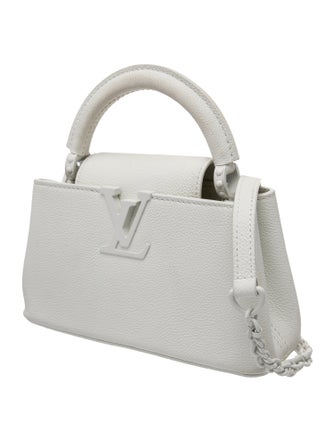 Louis Vuitton Taurillon Leather Capucines East-West Mini