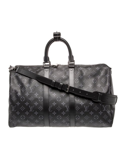 Louis Vuitton Monogram Eclipse Keepall Bandouliere 45