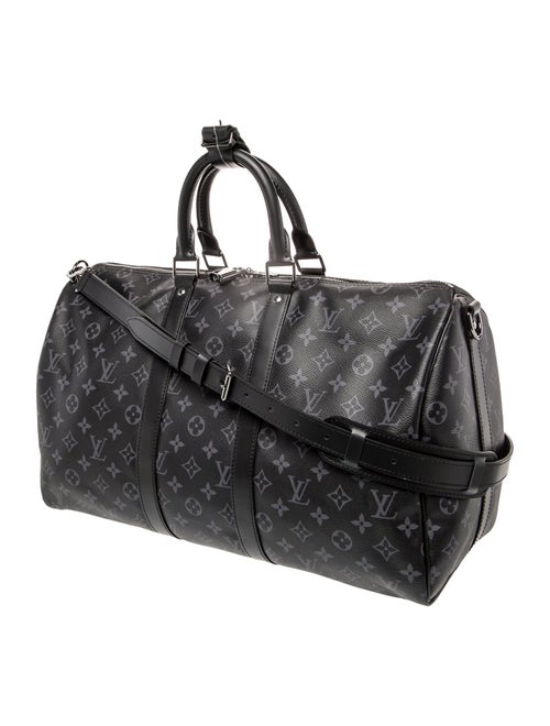 Louis Vuitton Monogram Eclipse Keepall Bandouliere 45