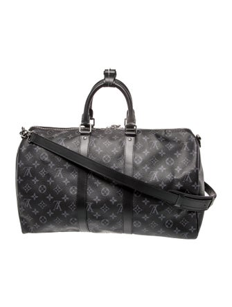 Louis Vuitton Monogram Eclipse Keepall Bandouliere 45