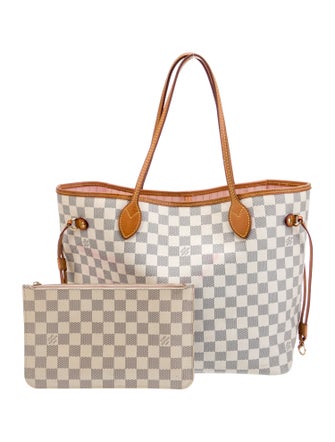 Louis Vuitton Damier Azur Neverfull w/Pouch MM