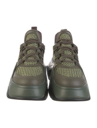 Louis Vuitton Leather Printed Chunky Sneakers