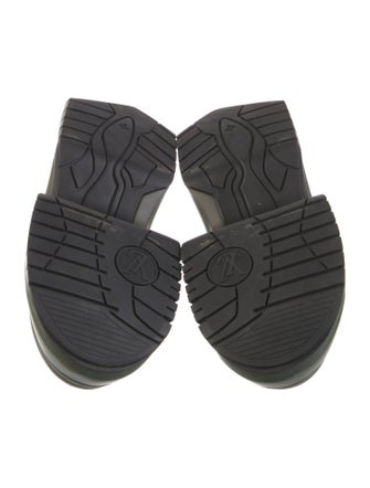 Louis Vuitton Leather Printed Chunky Sneakers