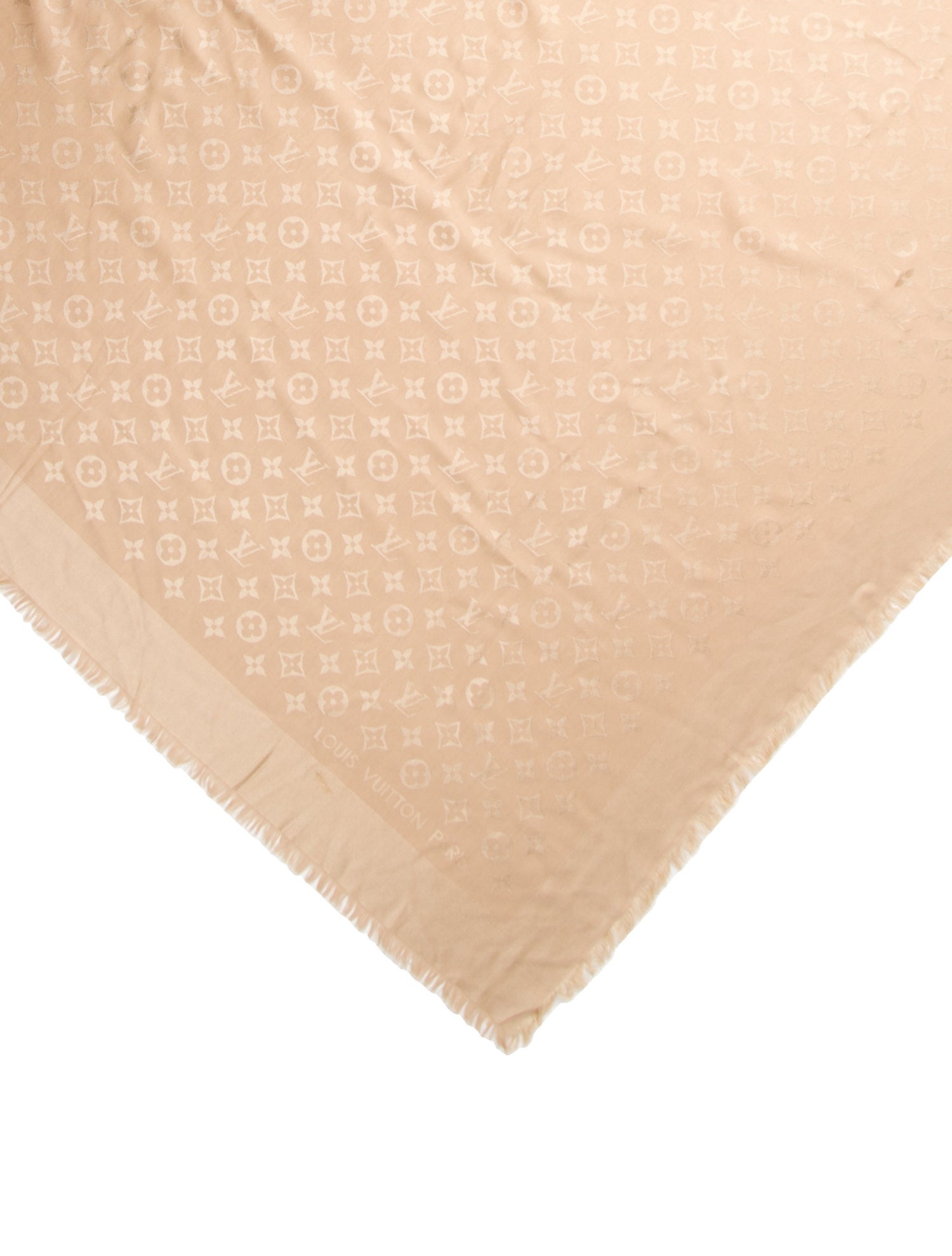 Louis Vuitton Monogram Silk Shawl Silk Shawl