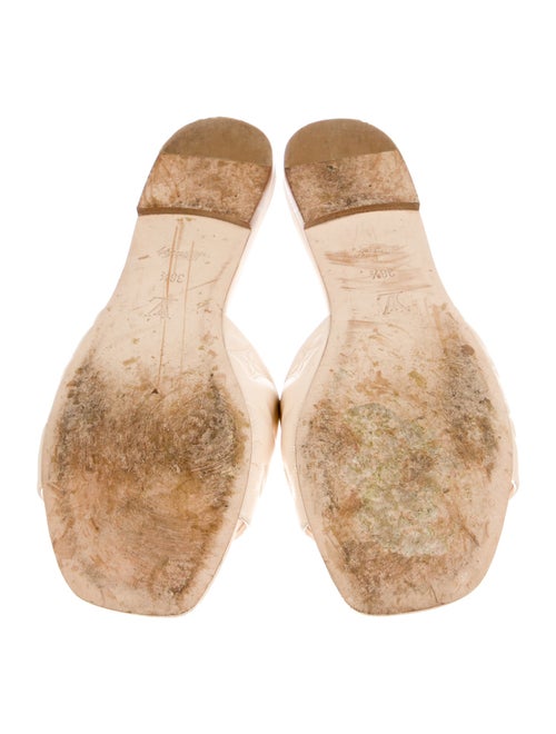 Louis Vuitton LV Monogram Leather Slides